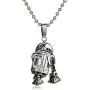 Star Wars Jewelry Unisex R2-D2 Stainless Steel and Enamel Cut Out Kids Pendant Necklace, 19'' Star Wars Jewelry Unisex R2-D2 Stainless Steel and Enamel Cut Out Kids Pendant Necklace, 19''