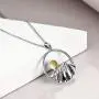 YFN Mountain Necklace Sterling Silver Mountain Range Ocean Wave Pendant Necklace Nature Jewelry Gift for Skiers, Hikers, Campers, Climbers,Nature Lovers and Ocean Lovers.
