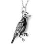 Controse Womens Silver-Toned Stainless Steel Rave N Bones Necklace with Pendant 28''