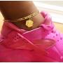 Gold Initial Anklet Silver Ankle Bracelets for Women Letter Anklet with Initials Figaro Chain Anklets A-Z Foot Jewelry Silver Gold Anklets for Women