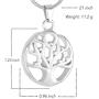 Casket Etcetera The Tree of Life Urn Necklace Cremation Jewelry for Your Love Ones Ashes