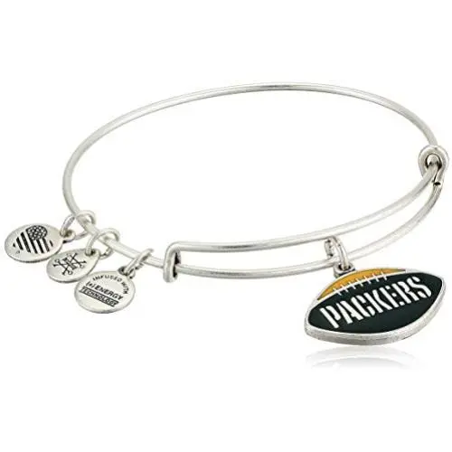 Alex and Ani Color Infusion Green Bay Packers Football II Bangle Alex and Ani Color Infusion Green Bay Packers Football II Bangle