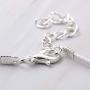 Jovono White Boho Necklace Sun Pendant Jewelry Chain for Women and Girls (Silver)