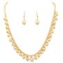 SANARA Indian Traditional Bollywood Pearl Drop Vintage Necklace Earring Set Women & Girls Party Wear Fashionable Jewelry