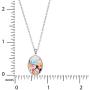 Disney’s Tsum Tsum Jewelry for Women, Stainless Steel Tsum Tsum Pendant Necklace, 18” Chain
