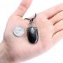 MANIFO Natural Quartz Crystal Stone Necklace Reiki Healing Gemstone Pendant Necklace Jewelry for Women Men