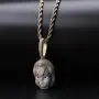 Moca Jewelry Hip Hop Iced Out Bling Chucky Necklace 18K Gold Plated Chain Necklace for Men Women Moca Jewelry Hip Hop Iced Out Bling Chucky Necklace 18K Gold Plated Chain Necklace for Men Women