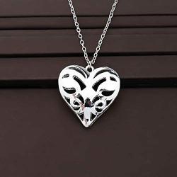 CENWA Caroline Inspired Vervain Heart Pendant Necklace