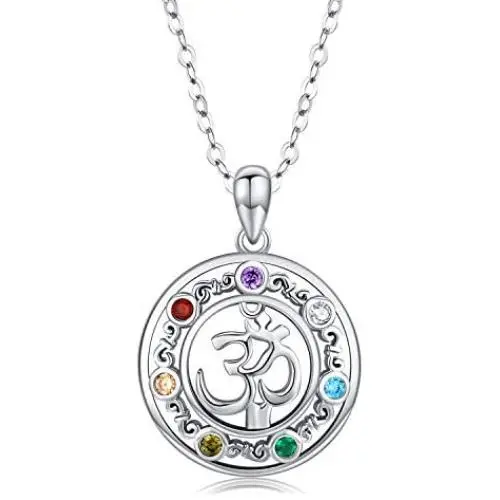 PRAYMOS 925 Sterling Silver Necklace Protective Healing Necklace Pendant Jewelry Unique Gifts for Her… PRAYMOS 925 Sterling Silver Necklace Protective Healing Necklace Pendant Jewelry Unique Gifts for Her…