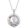 PRAYMOS 925 Sterling Silver Necklace Protective Healing Necklace Pendant Jewelry Unique Gifts for Her…