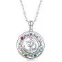PRAYMOS 925 Sterling Silver Necklace Protective Healing Necklace Pendant Jewelry Unique Gifts for Her… PRAYMOS 925 Sterling Silver Necklace Protective Healing Necklace Pendant Jewelry Unique Gifts for Her…
