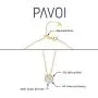 PAVOI 14K Gold Plated Post Faux Diamond Round Solitaire Pendant Halo Necklace | Gold Necklace for Women | Slider Adjustable