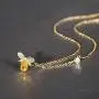 Coloura Womens Brass Necklace with Sunflower for Womens & Girls, Rose Gold Plated Cubic Zirconia Pendant Necklace Hypoallergenic & Nickel Free