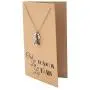 Quan Jewelry Eiffel Tower Pendant Travel Necklace, Gifts for Travelers, Bonjour Paris Inspirational Card, Anniversary Romantic Gifts for Her Quan Jewelry Eiffel Tower Pendant Travel Necklace, Gifts for Travelers, Bonjour Paris Inspirational Card, Anniversary Romantic Gifts for Her