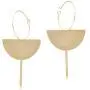 Fashion Exaggerated 18K Gold Geometric Multi-layer Half Circle Dangle Drop Earring for Women Fashion Exaggerated 18K Gold Geometric Multi-layer Half Circle Dangle Drop Earring for Women