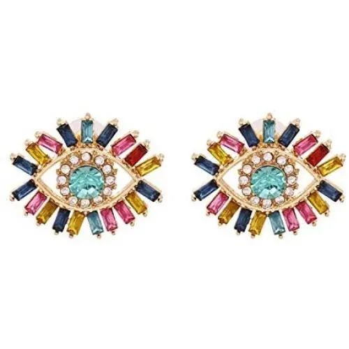 1-2Pair Evil Eye Rainbow Rhinestone Dangle Earrings Venetian Pearl Colorful Acrylic Drop Earring Friendship Stud Jewelry for Women Girls Daughter 1-2Pair Evil Eye Rainbow Rhinestone Dangle Earrings Venetian Pearl Colorful Acrylic Drop Earring Friendship Stud Jewelry for Women Girls Daughter