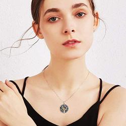 Tree of Life Necklace 925 Sterling Silver Tree Jewelry for Women