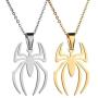Houpotao Spiderman Pendant Necklace Set Stainless Steel Lightweight Hypoallergenic Spider Jewelry for Kids