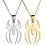Houpotao Spiderman Pendant Necklace Set Stainless Steel Lightweight Hypoallergenic Spider Jewelry for Kids
