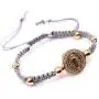 Art & Designs by AA Handwoven Saint Benedict Bracelet Adjustable Protection Jewelry