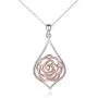 WINNICACA s925 Sterling Silver（Hummingbird&Lotus&Sunflower& Rose& Daisy&Bee&Tree of Life） Pendant Necklace Jewelry for Women Teens Birthday Gift