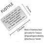 FUSTMW Wallet Love Note Insert Husband Metal Wallet Card Insert Valentines Day Birthday Gift for Boyfriend FUSTMW Wallet Love Note Insert Husband Metal Wallet Card Insert Valentines Day Birthday Gift for Boyfriend