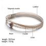 Leather Bracelet Leopard Multilayer Wrap Cuff Bracelet Punk Jewelry For Women Teen Girls