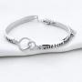 Gzrlyf Memorial Bracelet Sympathy Jewelry Inspirational Memorial Gifts Ill Hold You in My Heart Until I can Hold You in Heaven