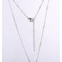 HUAN XUN Initial Necklace Alphabet Letter Charm Necklaces Jewelrys Name A to Z