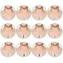 12 Pieces Hexagonal Chakra Crystal Bullet Shape Gemstone Pendant Necklaces Pointed Quartz Stone Chain Necklaces Artificial Stone with Storage Bag 12 Pieces Hexagonal Chakra Crystal Bullet Shape Gemstone Pendant Necklaces Pointed Quartz Stone Chain Necklaces Artificial Stone with Storage Bag