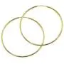 Sterling Silver Endless 2mm High Polished Round Lightweight Unisex Hoop Earrings