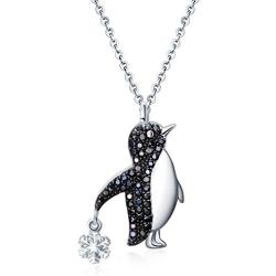 YAFEINI Penguin Gifts Sterling Silver Penguin Necklace Penguin Pendant Jewelry for Women Girls Gifts