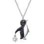 YAFEINI Penguin Gifts Sterling Silver Penguin Necklace Penguin Pendant Jewelry for Women Girls Gifts