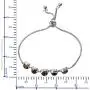 Shop LC Tigers Eye Platinum Tennis Bracelet for Women Size Adjustable Jewelry Gifts