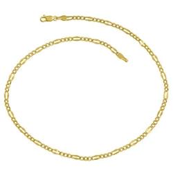 14K Gold Anklets for Women. 14K 10 Inch Anklet, Gold Flat Mariner Anklet, 14K Gold Box Chain, Cuban Chain, Figaro Chain, Dainty Anklet Summer Beach Gold Jewelry, Foot Jewelry Ankle