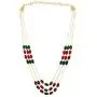 Efulgenz Indian Multi Layered Bollywood Red Green Faux Ruby Emerald Pearl Beads Wedding Bridal Necklace Earrings Jewelry Set (Multicolor) Efulgenz Indian Multi Layered Bollywood Red Green Faux Ruby Emerald Pearl Beads Wedding Bridal Necklace Earrings Jewelry Set (Multicolor)