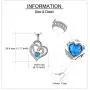 ONEFINITY Sister Necklaces 925 Sterling Silver Always My Sister Forever My Friend Necklace for Women Sister Love Heart Pendant Gift Jewelry