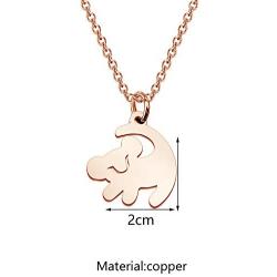 FOTAP The Lion King Inspire Gift Simba Necklace Lion King Gift Valentines Jewelry