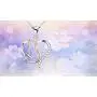 YFN Cat Necklaces 925 Sterling Silver Two-Tone Heart Jewelry, Love Heart Necklace for Women,Girls Cat Lovers