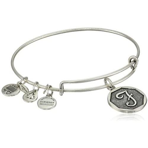 Alex and Ani Womens Initial F Charm Bangle