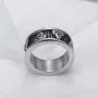 Gungneer Stainless Steel Triquetra Celtic Knot Ring Engagement Wedding Love Protection Irish Jewelry Men Women Gungneer Stainless Steel Triquetra Celtic Knot Ring Engagement Wedding Love Protection Irish Jewelry Men Women