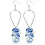 Sllaiss 925 Sterling Silver Blue Crystal Cluster Teardrop Earrings for Women Hypoallergenic Hook Grape Dangle Earrings Fashion Jewelry Gift, Crystal from Austria Sllaiss 925 Sterling Silver Blue Crystal Cluster Teardrop Earrings for Women Hypoallergenic Hook Grape Dangle Earrings Fashion Jewelry Gift, Crystal from Austria