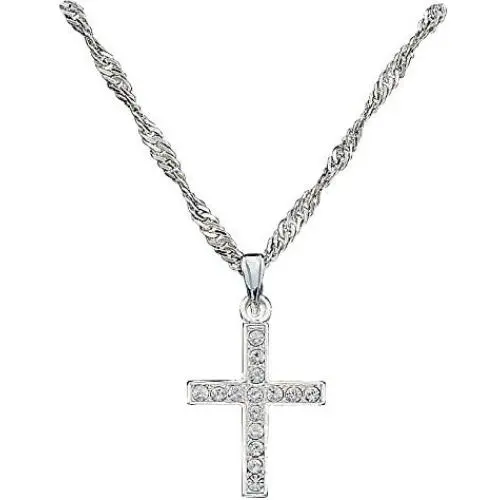 Montana Silversmiths Womens Rhinestone Cross Pendant Necklace - Nc746 Montana Silversmiths Womens Rhinestone Cross Pendant Necklace - Nc746