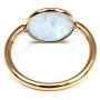 Moonstone 18k Rose Gold Clad Wholesale Gemstone Round Ring (11)