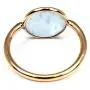Moonstone 18k Rose Gold Clad Wholesale Gemstone Round Ring (11) Moonstone 18k Rose Gold Clad Wholesale Gemstone Round Ring (11)