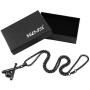 HZMAN Baseball and Baseball Bat Cross Youth Sports Stainless Steel Pendant Necklace 22+2 Chain