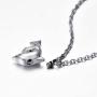 FCZDQ Double Dolphin Starfish Cremation Jewelry Urn Ashes Necklace Memorial Keepsake
