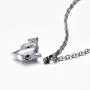 FCZDQ Double Dolphin Starfish Cremation Jewelry Urn Ashes Necklace Memorial Keepsake