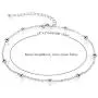 NECOCY 14K Gold/Silver Plated Dainty Beaded Choker Necklace Satellite Chain Choker Simple Round Ball Necklace Jewelry Gift for Women Teen Girls