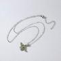 hanreshe Baby Master Necklace Crystals Master Skywalker Pendant Baby Mandalorian Jewelry Cosplay Costume Women Men Gift